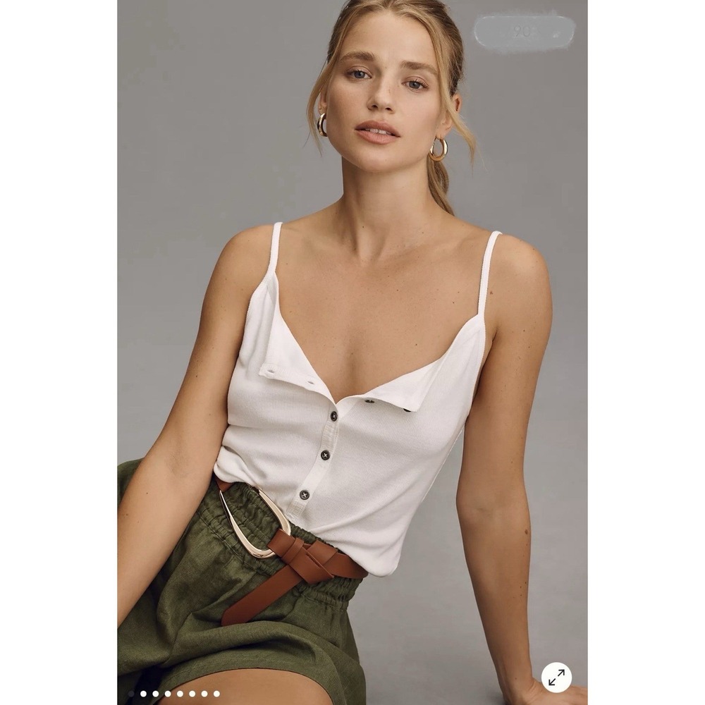 Anthropology Pilcro Button- Front Cami